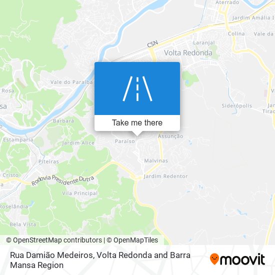 Rua Damião Medeiros map