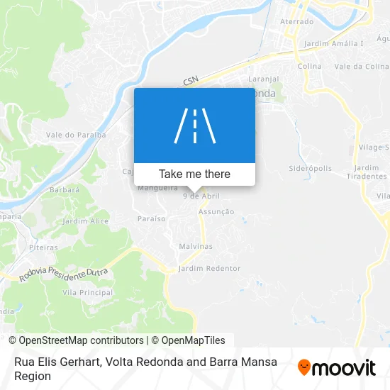 Rua Elis Gerhart map