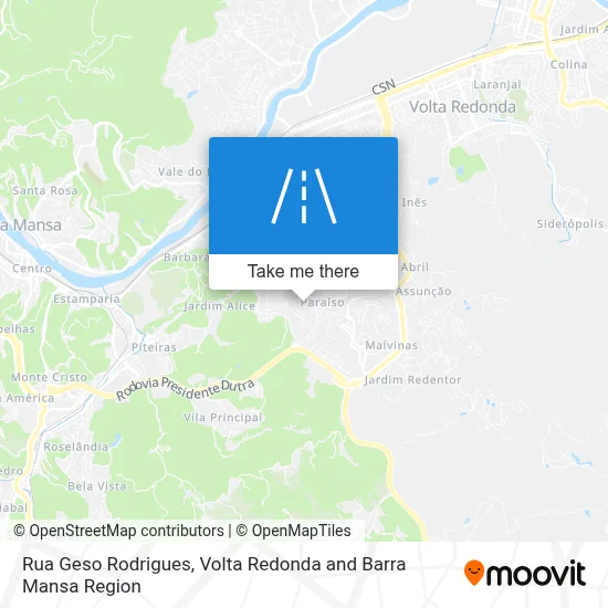 Rua Geso Rodrigues map