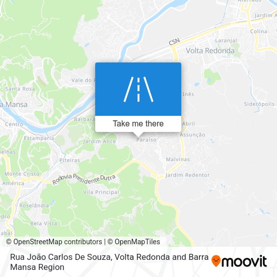 Rua João Carlos De Souza map