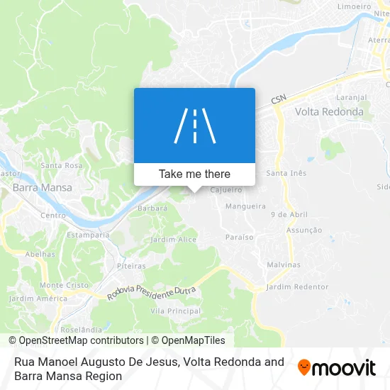 Rua Manoel Augusto De Jesus map