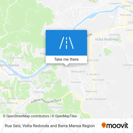 Rua Seis map