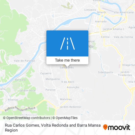 Mapa Rua Carlos Gomes