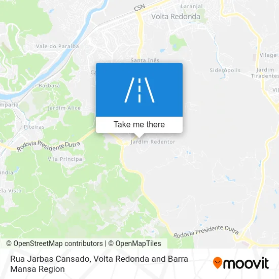 Rua Jarbas Cansado map