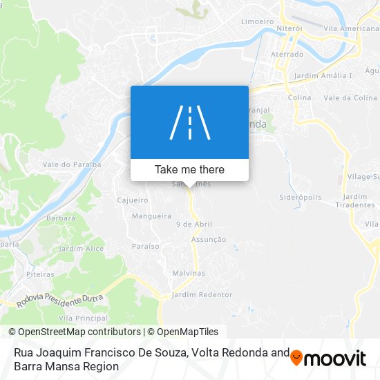 Mapa Rua Joaquim Francisco De Souza