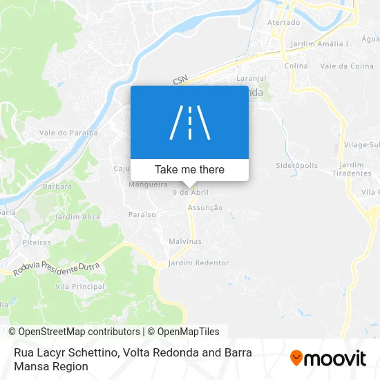 Rua Lacyr Schettino map