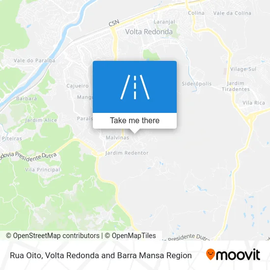 Rua Oito map