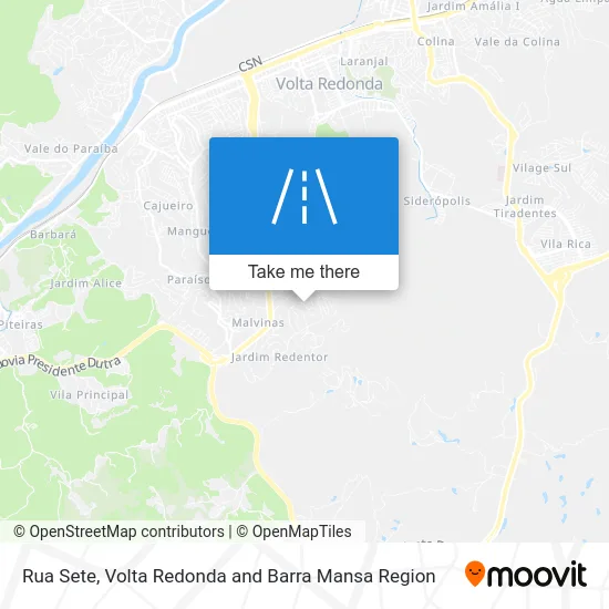 Rua Sete map