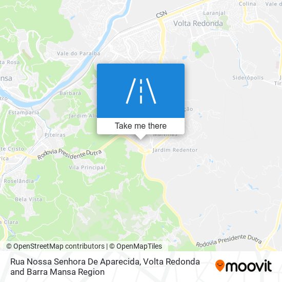 Rua Nossa Senhora De Aparecida map