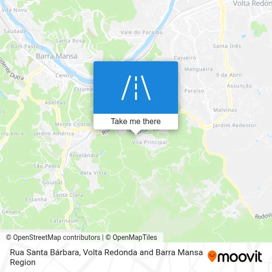 Rua Santa Bárbara map