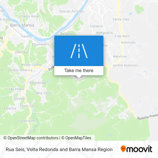Rua Seis map