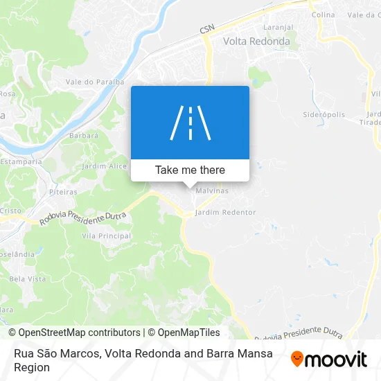 Rua São Marcos map