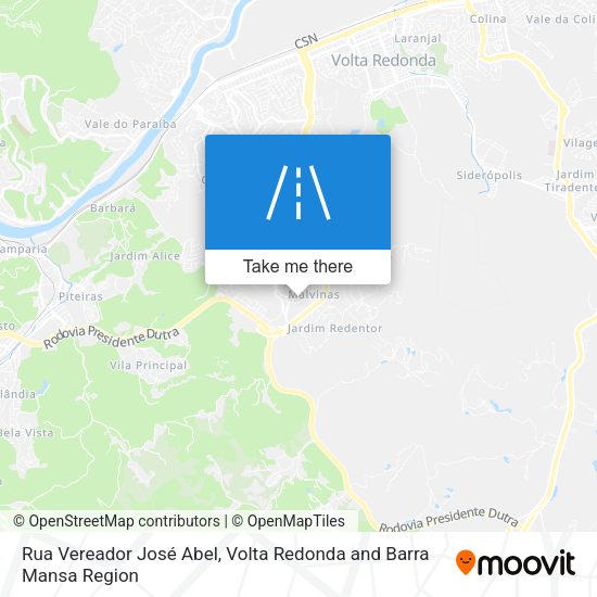 Rua Vereador José Abel map