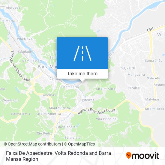 Mapa Faixa De Apaedestre