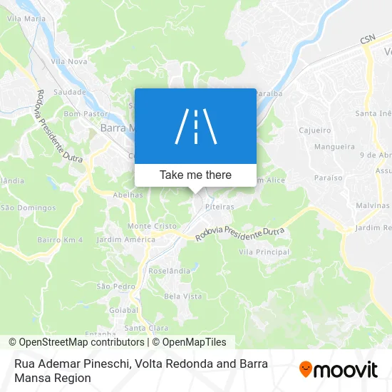 Rua Ademar Pineschi map