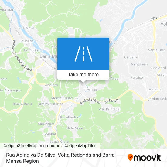 Rua Adinalva Da Silva map