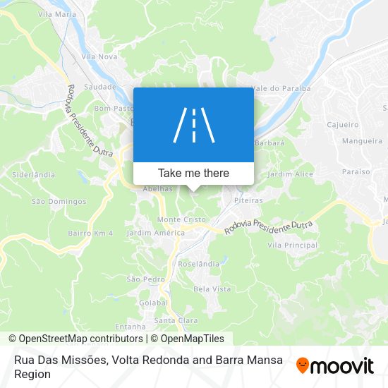 Rua Das Missões map