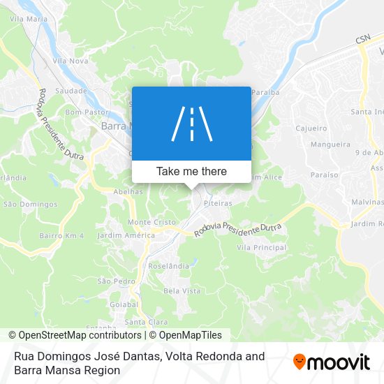 Rua Domingos José Dantas map