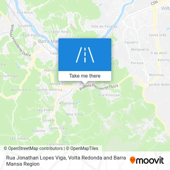 Rua Jonathan Lopes Viga map