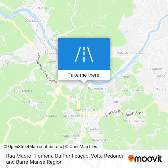 Rua Madre Filomena Da Purificação map
