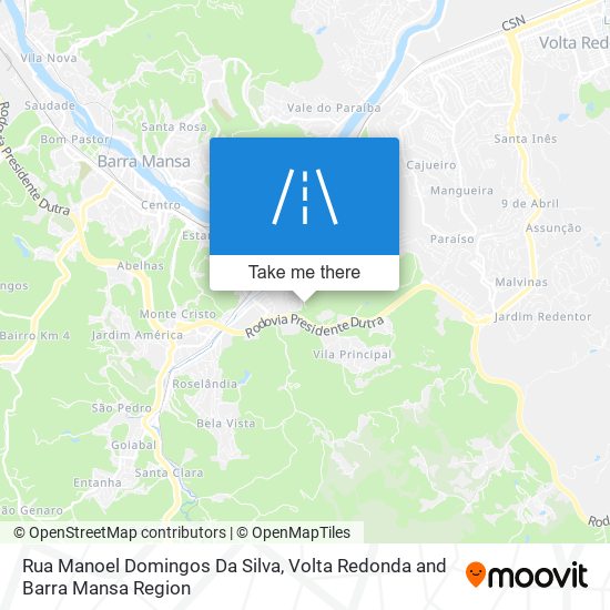 Rua Manoel Domingos Da Silva map