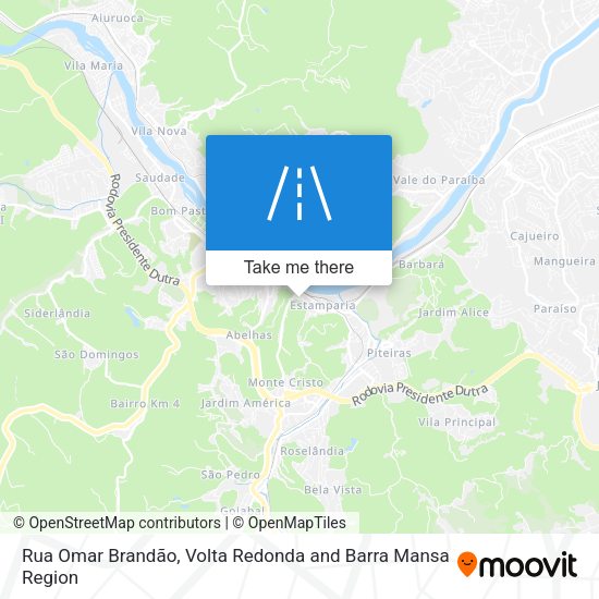 Rua Omar Brandão map