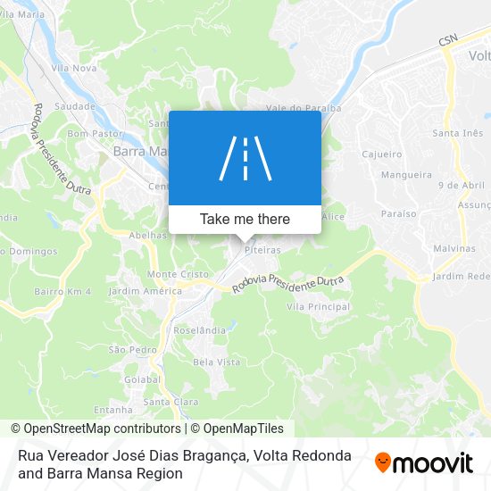 Rua Vereador José Dias Bragança map