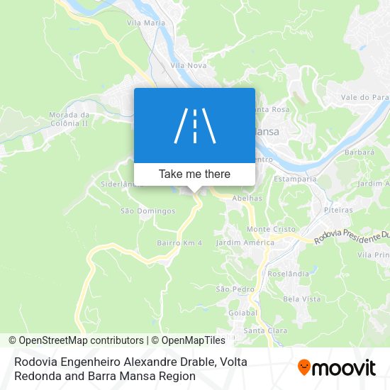 Rodovia Engenheiro Alexandre Drable map