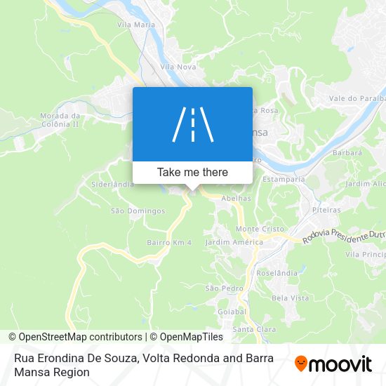 Rua Erondina De Souza map