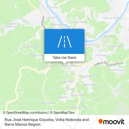 Rua José Henrique Gouvêia map