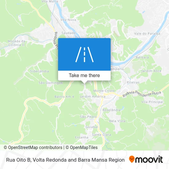 Rua Oito B map