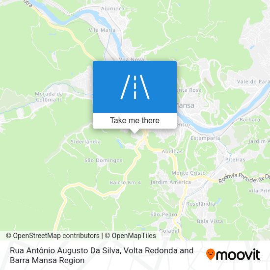 Rua Antônio Augusto Da Silva map