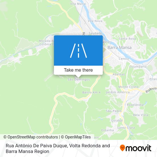 Rua Antônio De Paiva Duque map