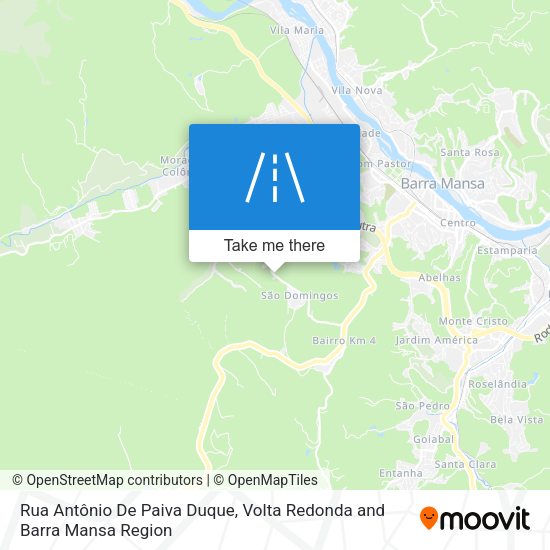 Rua Antônio De Paiva Duque map