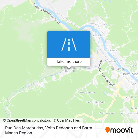 Rua Das Margaridas map