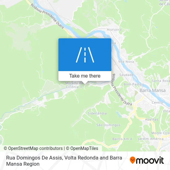 Rua Domingos De Assis map