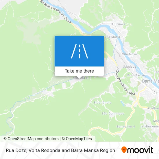 Rua Doze map