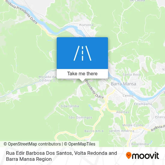 Rua Edir Barbosa Dos Santos map