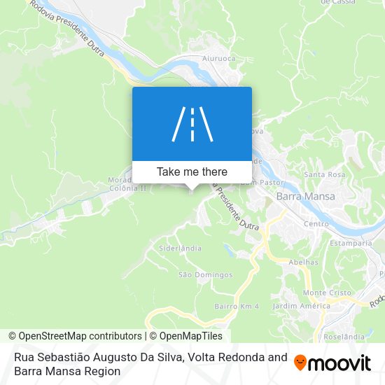 Rua Sebastião Augusto Da Silva map