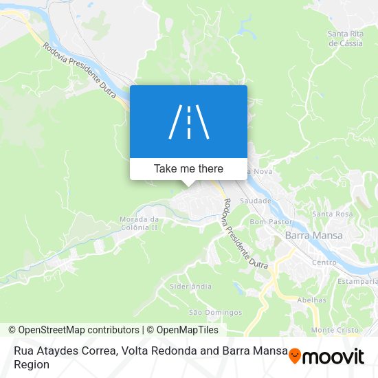 Rua Ataydes Correa map