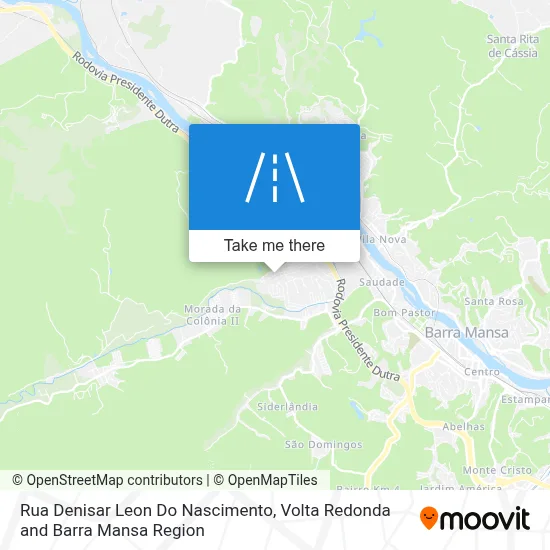 Rua Denisar Leon Do Nascimento map