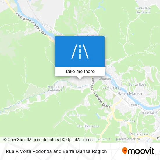 Rua F map