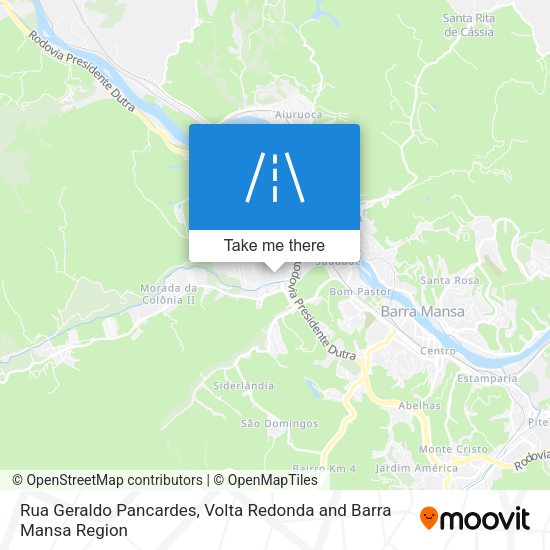 Rua Geraldo Pancardes map