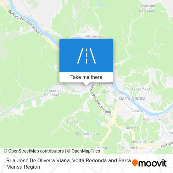 Rua José De Oliveira Viana map