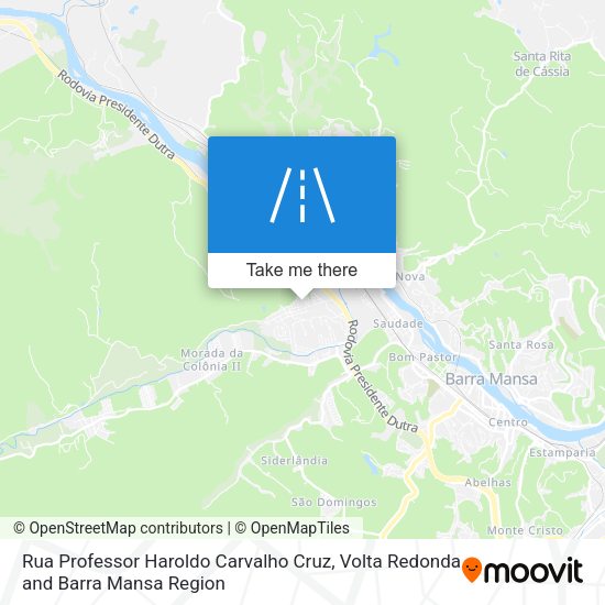 Rua Professor Haroldo Carvalho Cruz map