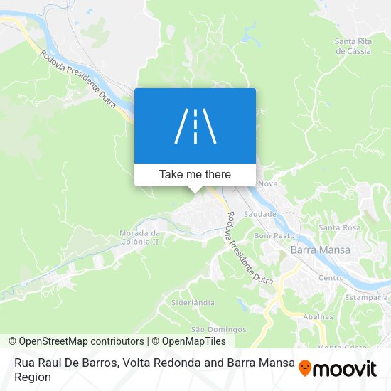 Rua Raul De Barros map