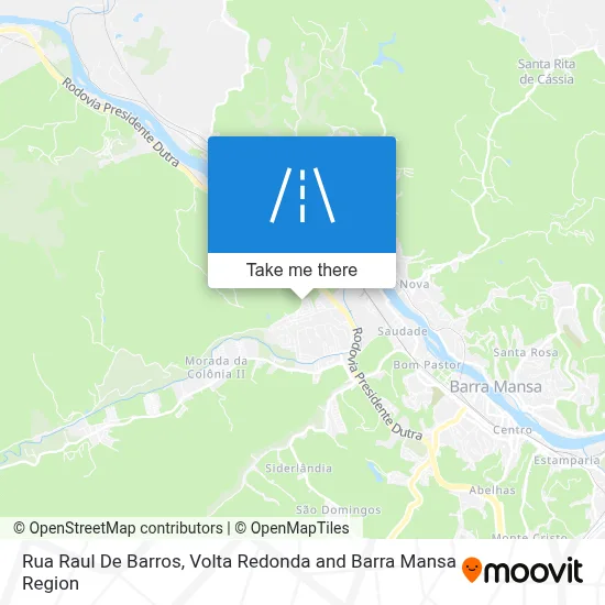 Rua Raul De Barros map