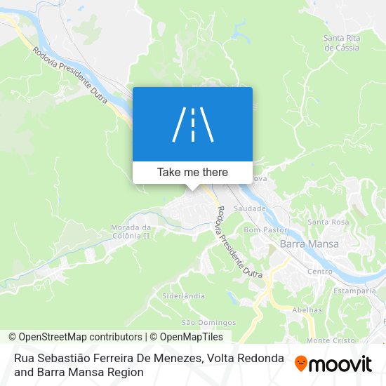 Rua Sebastião Ferreira De Menezes map