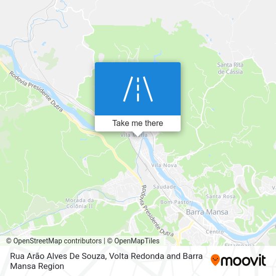 Rua Arão Alves De Souza map
