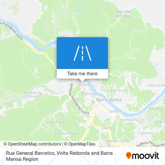 Rua General Barcelos map